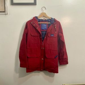 Red Penfield 60/40 Raincoat